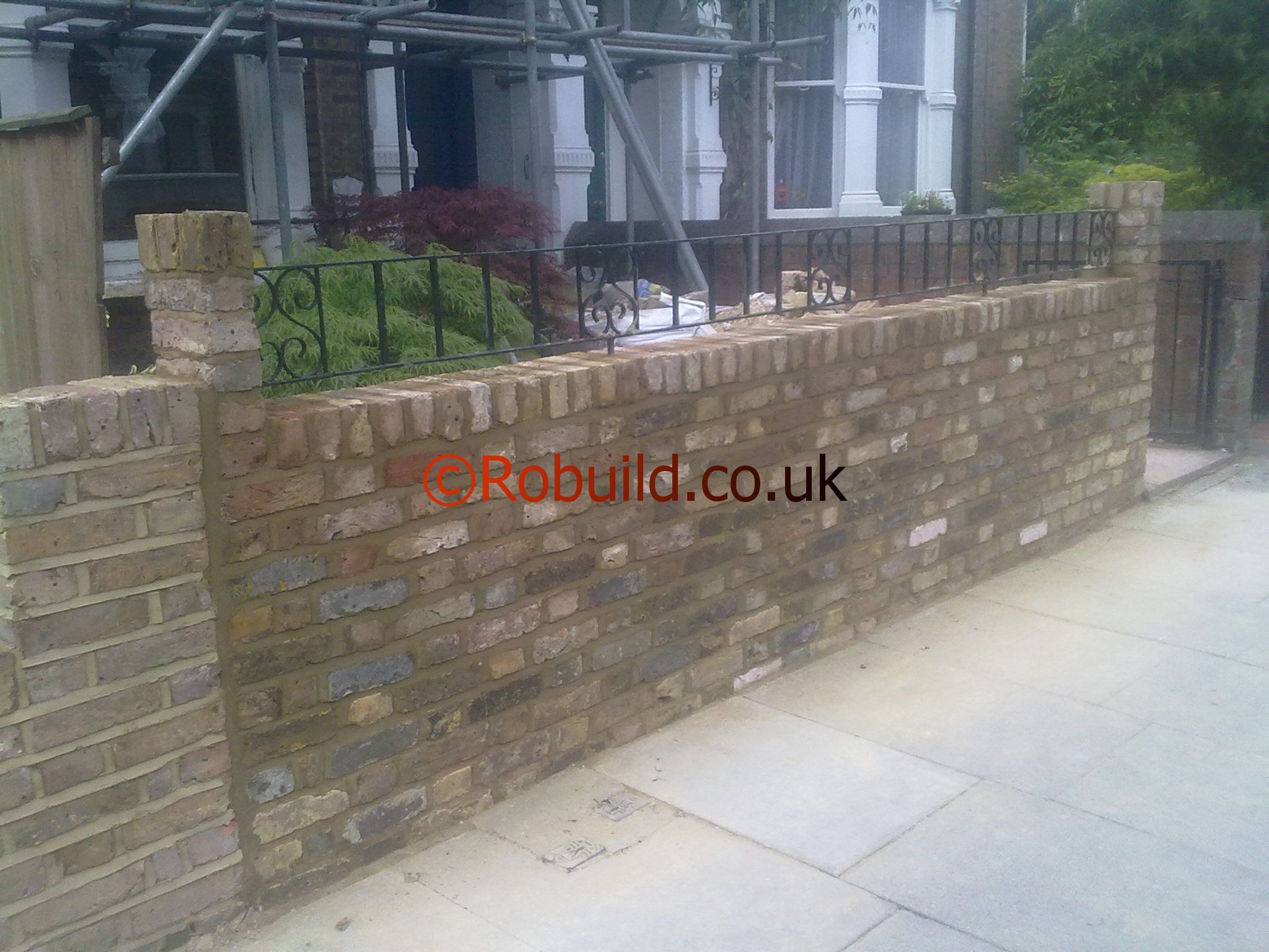 front garden brickwall