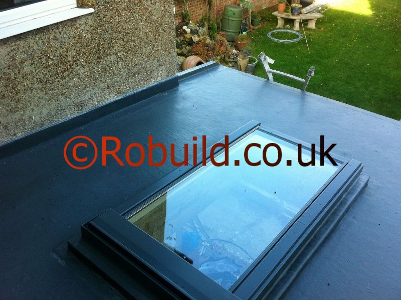 fibre glass flat roofing
