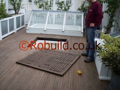 flat roof decking