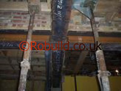 Metal Beams Structure Support