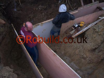 house extension foundation 