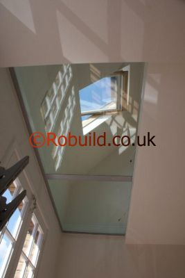 glass ceiling flat 
