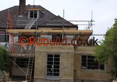 rendering house extension loft conversion