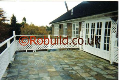 Terrace flat roofing 