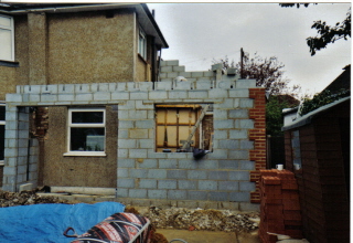 home extension L shaped 